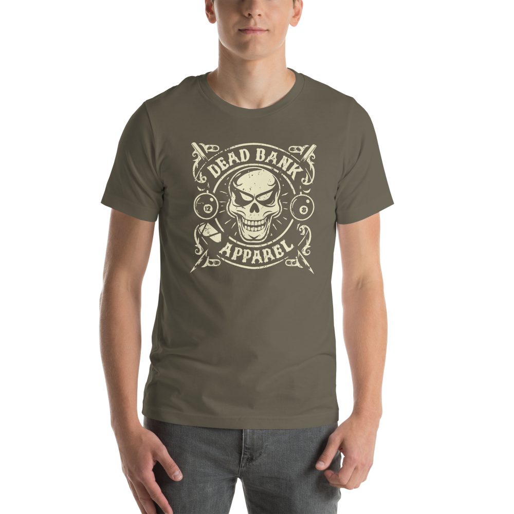 Dead Bank Vintage Skull T-Shirt - Image 4