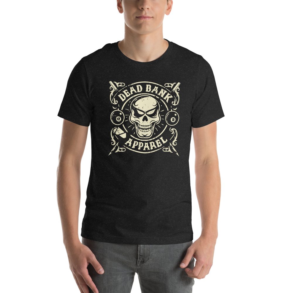 Dead Bank Vintage Skull T-Shirt - Image 2