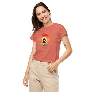 Retro 8 Ball Women's High Waisted T-Shirt