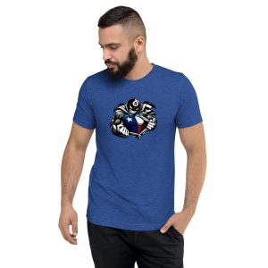 8 ball hero with texas flag billiards tshirt