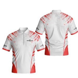 white pool jersey x1 red